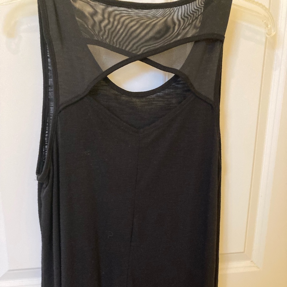 Apana Black Workout Top